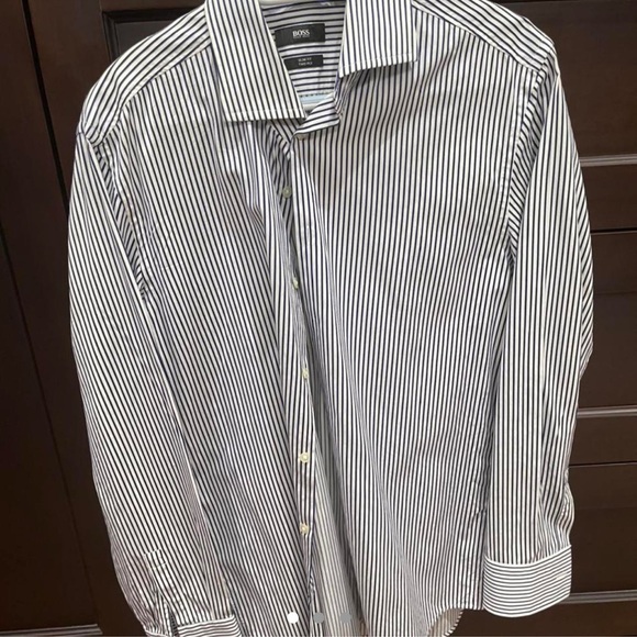 HUGO BOSS - mens dress shirt slim fit - Picture 1 of 3